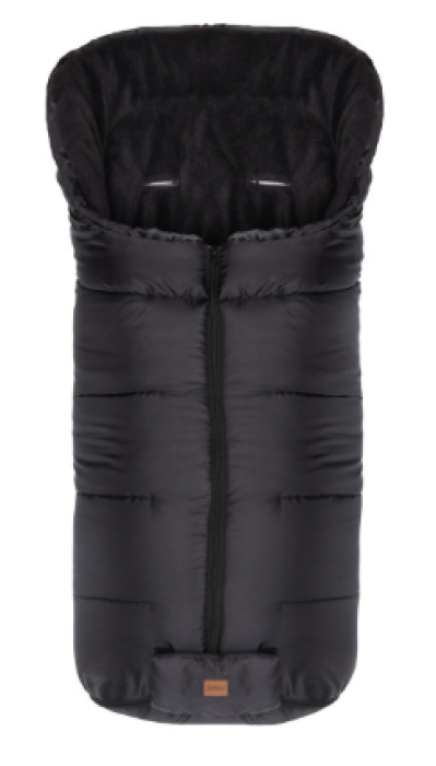 Fillikid Eco Big Winterfußsack Schwarz für Kinderwagen